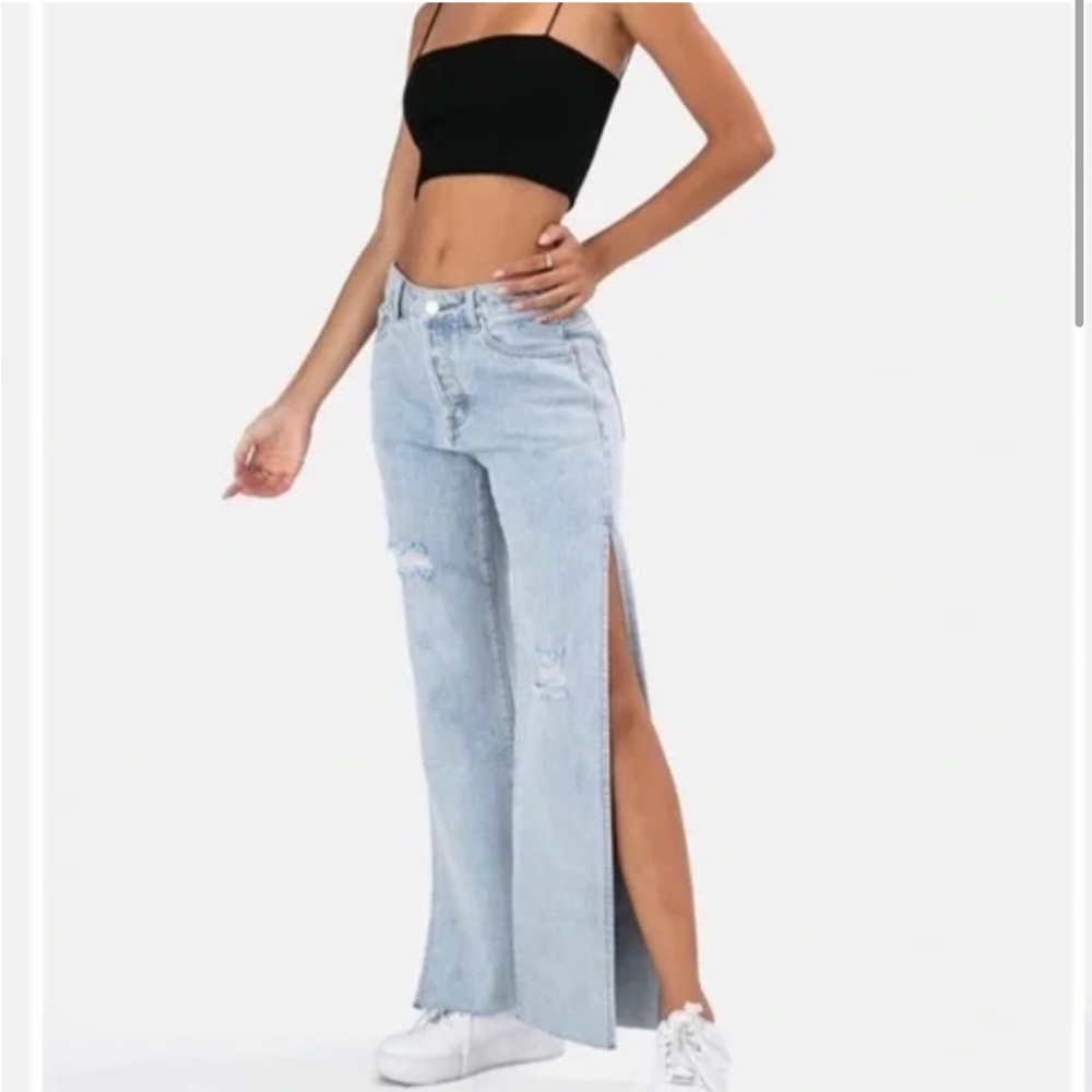 ADIKA Split Side Jeans